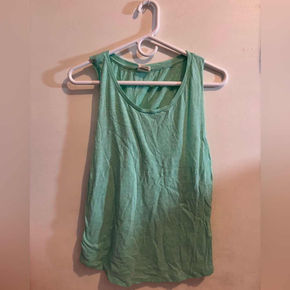PINK Victoria's Secret Mint Green Tank Top